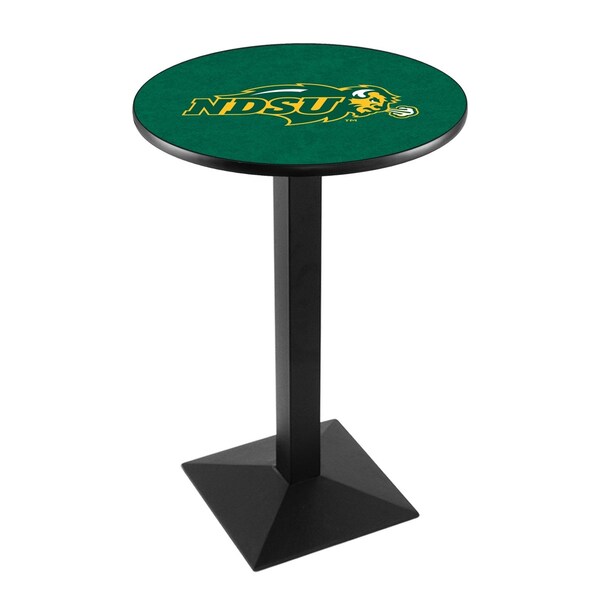 42" Blk Wrinkle North Dakota State Pub Table